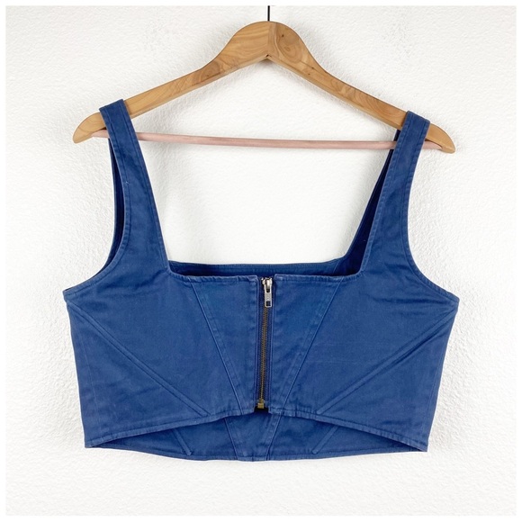 Free People Lost in the Light Crop Top Size 10 - Picture 5 of 13